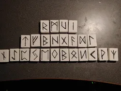 Casting Runes and blanks for risting or game-tokens