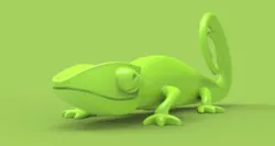 Chammy - Algix Chameleon Mascot 1st Concept