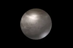 Charon (Pluto's largest Moon) Kilometer Scale