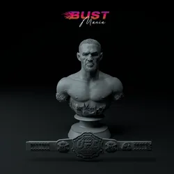 Conor McGregor Premium 3D Trophy Diorama STL