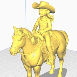 CowGirl a caballo / in a horse