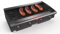 Crispy Skin Sausages on Gas Grill 3D model