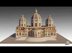 Dome Triple Building 3D model