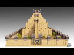 Etemenanki Ziggurat Babylon 3D model