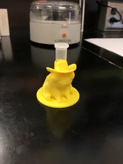 Fred with Cowboy Hat as a Tube Holder