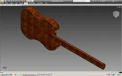guitar body and neck