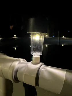 Intex pool solar light mount