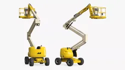 JLG 450AJ Articulating Boom Lift Yellow 3D model