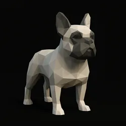 Low Poly French Bulldog