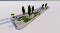 Master park-Regional park project-Private Park Landscape 3D model
