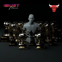 Michael Jordan Premium 3D Trophy Diorama STL