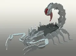 Nasty Scorpion sheet metal puzzle, scorpions, 3d model, puzzle, sheetmetal, metalcraftdesign