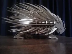 Porcupine,sheet metal puzzle, rodent, 3d model, 3d puzzle, metalcraftdesign