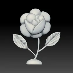 Rose 3d Pedant