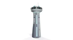 Sci-Fi Watch Tower Platform - PBR Game Ready 3D model