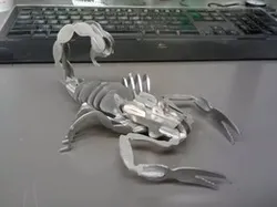 Scorpion, scorpion puzzle, 3d model, puzzle, sheetmetal, woodcraft, metalcraftdesign