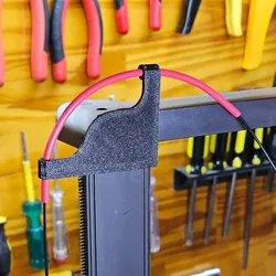 Simple filament guide for Ender 3 V3 KE / SE — external spool ready (4 mm PTFE tube, ~15 cm)