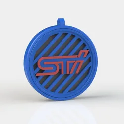 Subaru STI Logo Air Freshener Insert | Modular Performance Scent Diffuser (Rally)
