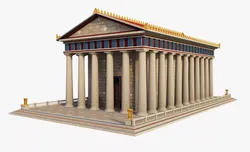 Temple of Ares Agora 3D model