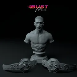 Topuria Premium 3D Trophy Diorama STL