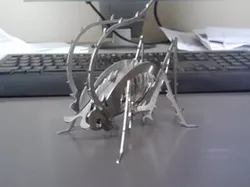Wicked Cricket, sheet metal puzzle, insect, 3d model, metalcraftdesign
