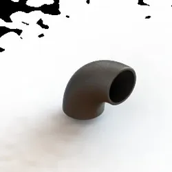 90° LONG RADIUS ELBOW, CS, BW