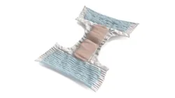 Adult Open Incontinence Diaper Medical Clothing 3D model