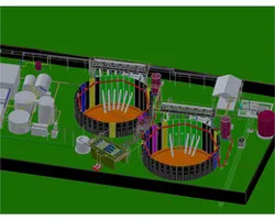 Anaerobic wastewater treatment plant