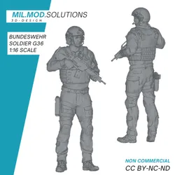 Bundeswehr G36 Soldat