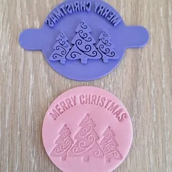 Christmas fondant stamp MCE11