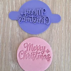 Christmas fondant stamp MCE12