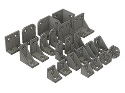Corner Brackets For System20 2020 / 2040 Extrusion