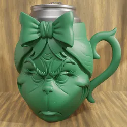 Cute Character Mug Holder & Can Mug – 3D Printable STL
