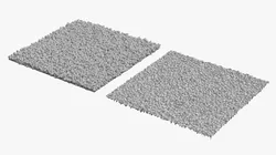 Decorative Pebbles Set White 3D model