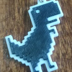 dino google keychain