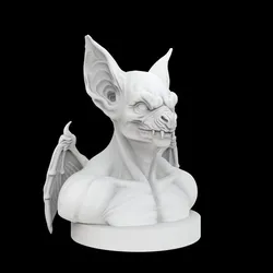 Fantasy Bat Creature Bust
