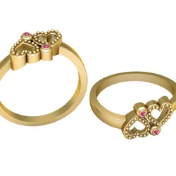 Golden Simple Ring — 3D Printable Model