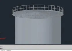 Industrial storage tank