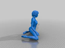 Nude pose, thicker
