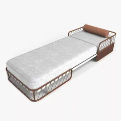 Outdoor Sunbed Low-poly 3D model