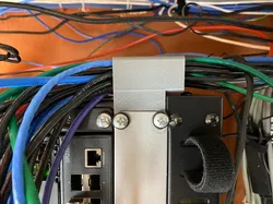 Rack 1U vertical organizer