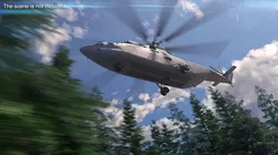 Russian Heavy Transport Helicopter Mi-26 Rigged for Maya 3D model