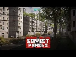 Soviet Panels - Communist Eastern European Buildings Kit Low-poly 3D model