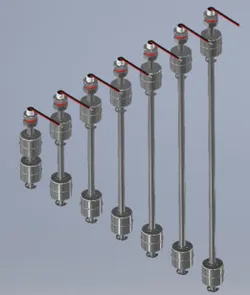Stainless Steel Electric Float Switch - Double Floats