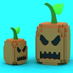 Voxel Pumpkin Monster Toy  3D Printable Model