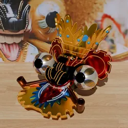 ANDEAN BROWN KING MASK ORNAMENT - ORORNO MASCARA REY MORENO ANDINO