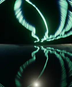 Auroras using Geometry Nodes