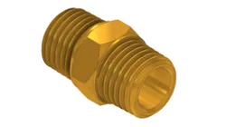 brass hex nipple (PT thread)