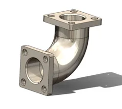 Elbow Pipe with flange