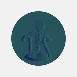 Gingy 3D Relief